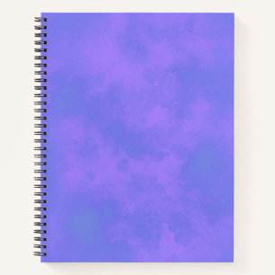 Cuaderno Patrón de efecto de nube de tormenta de estilo azu