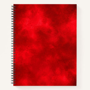 Cuaderno Patrón de efecto de nube de tormenta de estilo Roj