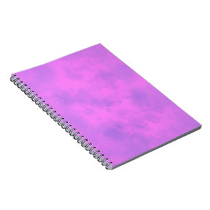 Cuaderno Patrón de efecto de nube de tormenta de estilo ros