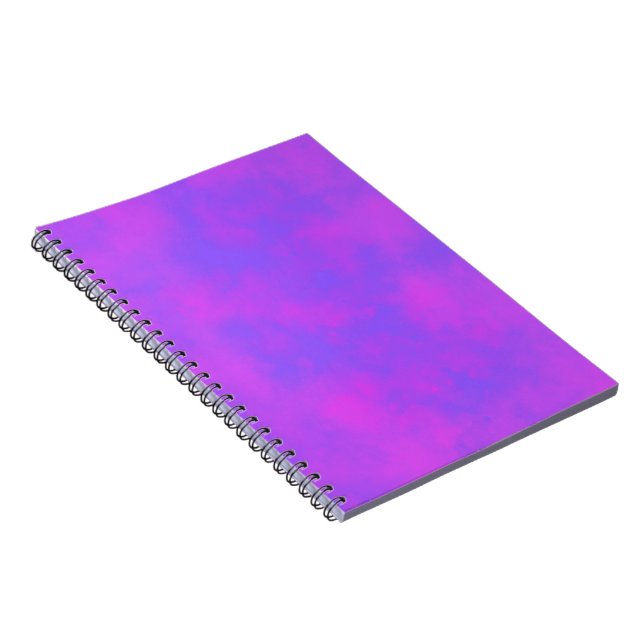 Cuaderno Patrón de efecto de nube de tormenta de estilo ros (Lado Derecho)