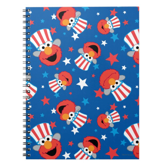 Cuaderno Patrón de elmo patriótico (Frente)