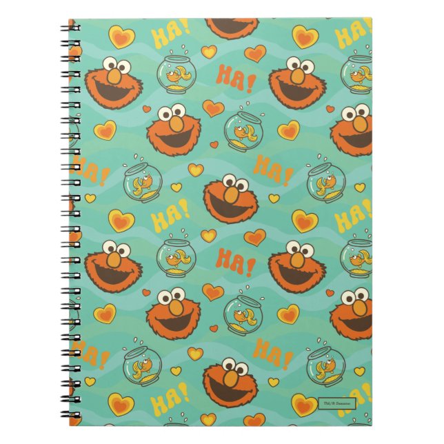 Cuaderno Patrón de Elmo y pez dorado (Frente)