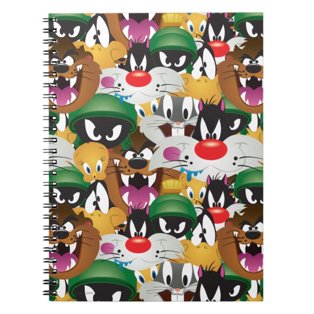 Cuaderno Patrón de Emoji de TUNES DE LOONEY™ (Frente)