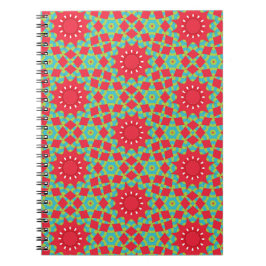 Cuaderno Patrón de encanto de vacaciones de Navidad 