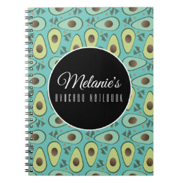 Cuaderno Patrón de ensalada de aguacate y cilantro