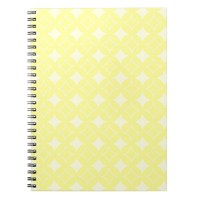 Cuaderno Patrón de envío amarillo limón (Frente)