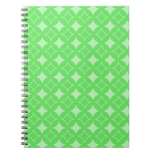 Cuaderno Patrón de envío verde limón