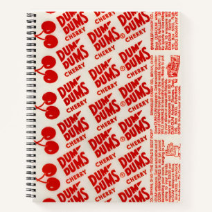 Cuaderno Patrón de envolvimiento de cerezo de Dum Vintage