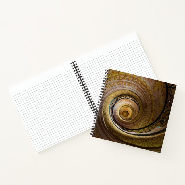 Cuaderno Patrón de escalera en espiral (Interior)