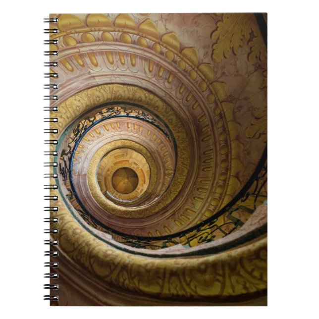 Cuaderno Patrón de escalera en espiral (Frente)