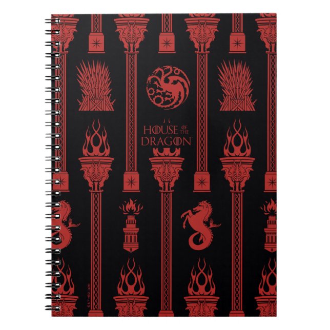 Cuaderno Patrón de Escudo Dragón (Frente)