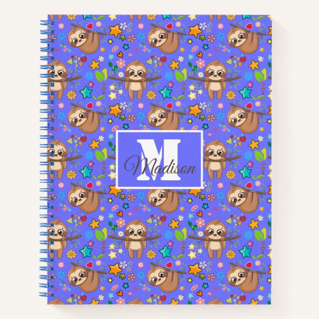 Cuaderno Patrón de eslora de corte floral moderna | PERSONA (Anverso)