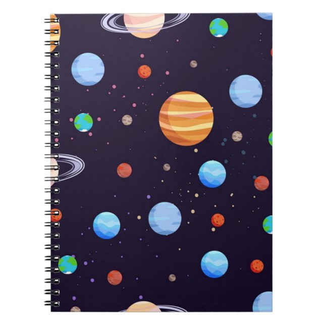 Cuaderno Patrón de espacio (Frente)