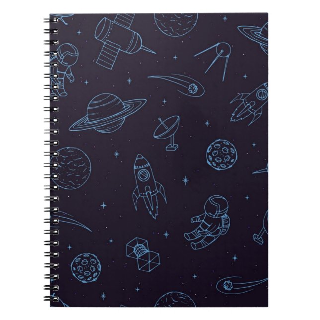 Cuaderno Patrón de espacio (Frente)