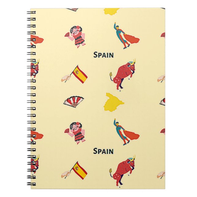 Cuaderno Patrón de España sobre la crema (Frente)