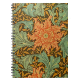 Cuaderno Patrón de estilo único William Morris Art Nouveau