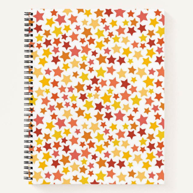 Cuaderno Patrón de estrellas (Anverso)