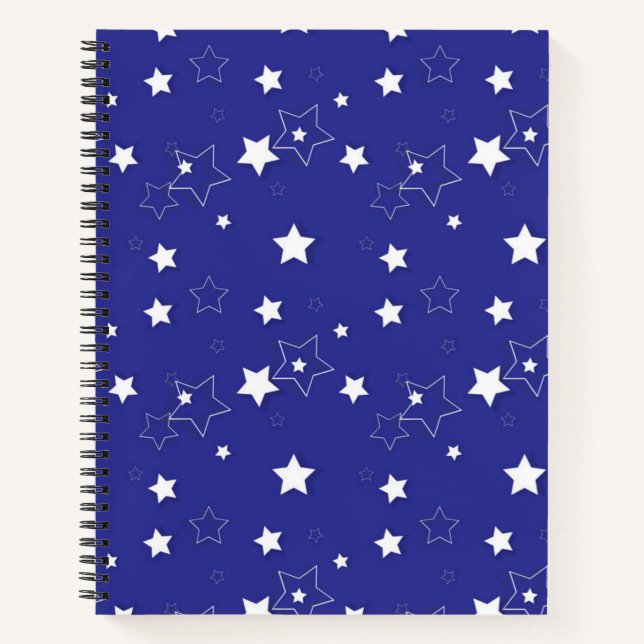 Cuaderno Patrón de estrellas (Anverso)