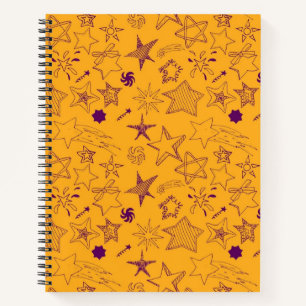 Cuaderno Patrón de estrellas