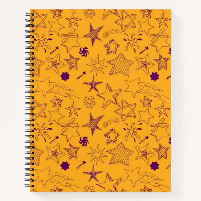Cuaderno Patrón de estrellas (Anverso)