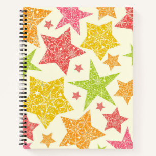 Cuaderno Patrón de estrellas