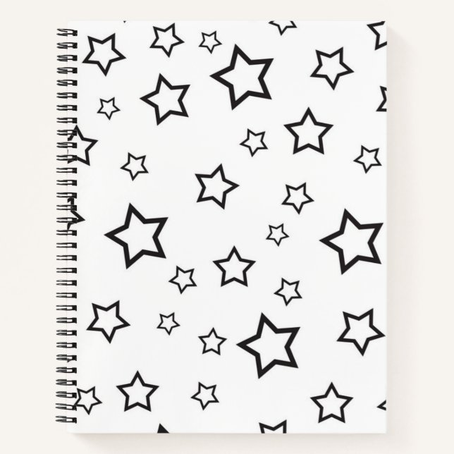 Cuaderno Patrón de estrellas (Anverso)