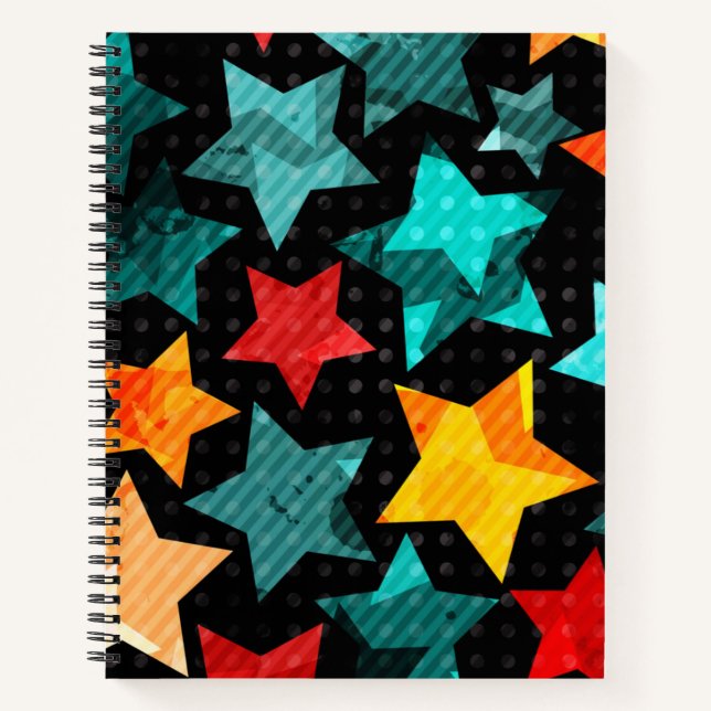 Cuaderno Patrón de estrellas (Anverso)