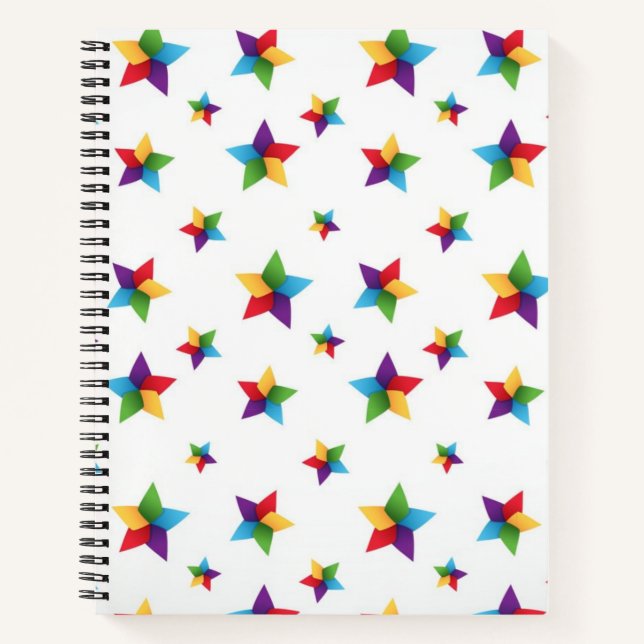 Cuaderno Patrón de estrellas (Anverso)