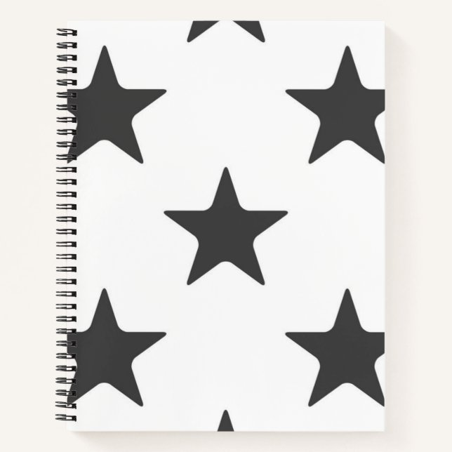 Cuaderno Patrón de estrellas (Anverso)