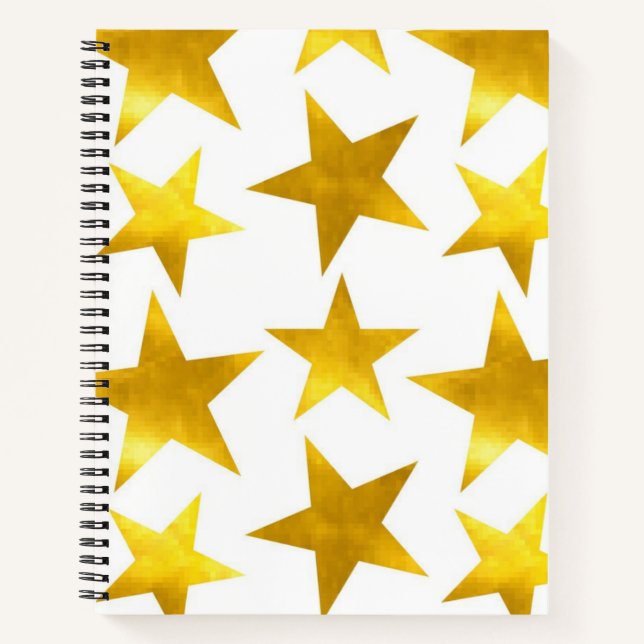 Cuaderno Patrón de estrellas (Anverso)