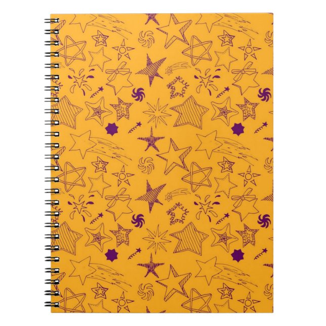 Cuaderno Patrón de estrellas (Frente)