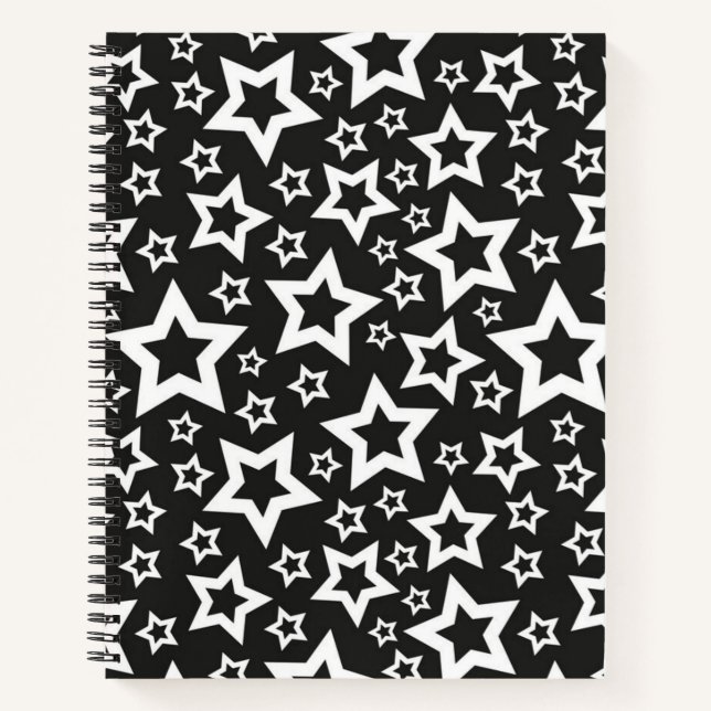 Cuaderno Patrón de estrellas (Anverso)