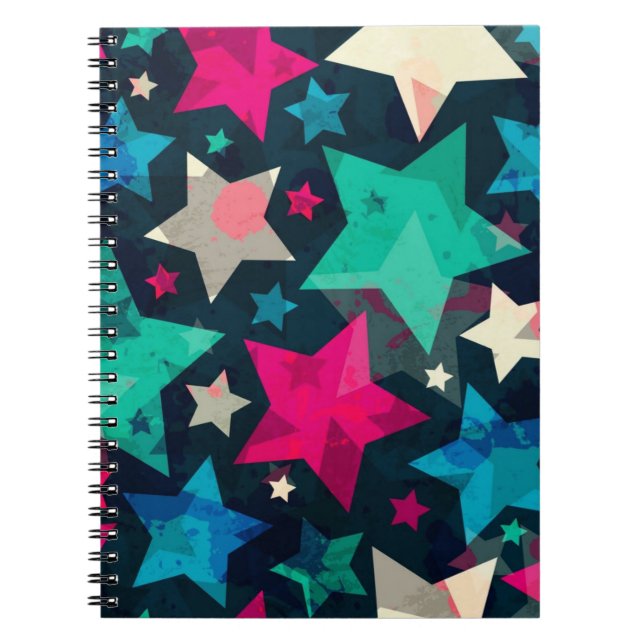 Cuaderno Patrón de estrellas (Frente)
