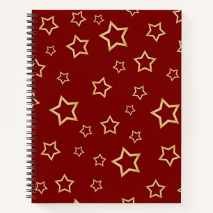 Cuaderno patrón de estrellas