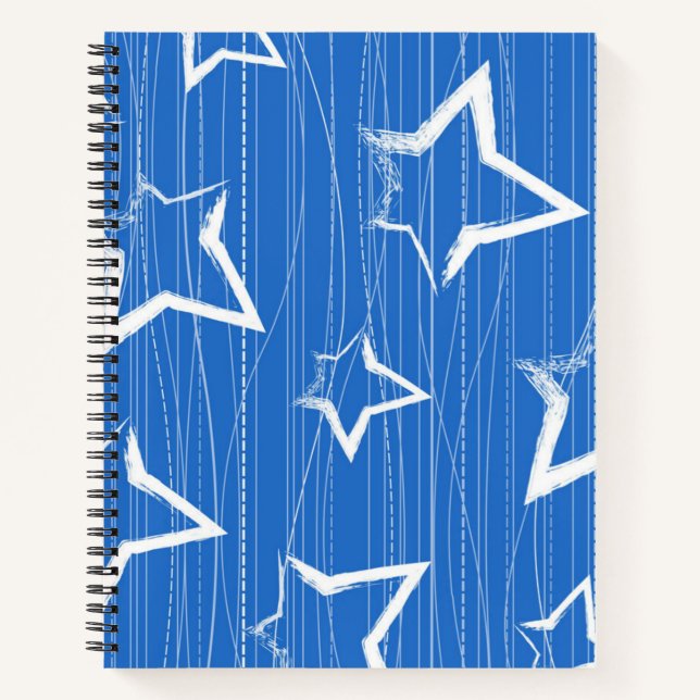 Cuaderno Patrón de estrellas (Anverso)
