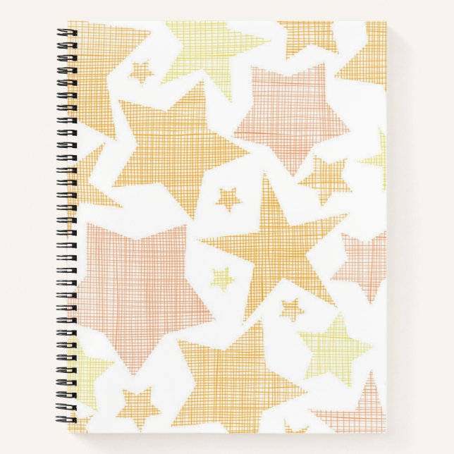 Cuaderno Patrón de estrellas (Anverso)