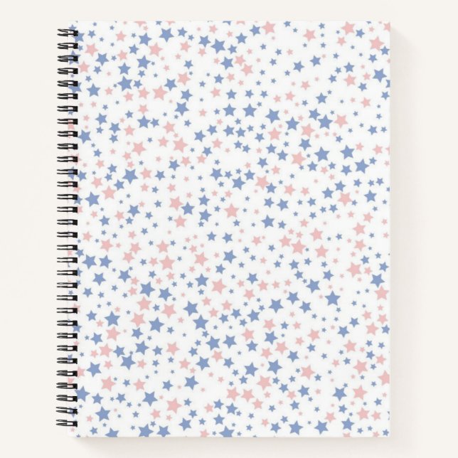 Cuaderno Patrón de estrellas (Anverso)