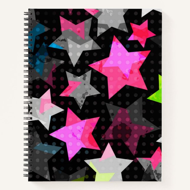 Cuaderno Patrón de estrellas (Anverso)