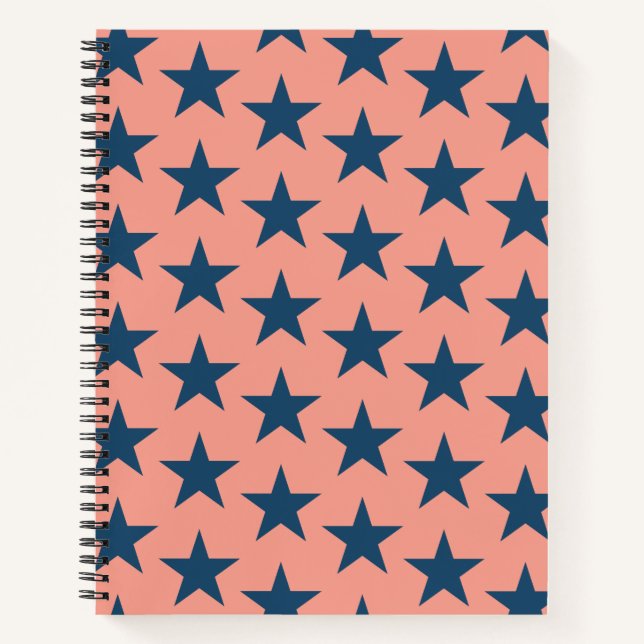 Cuaderno Patrón de estrellas 4 (Anverso)