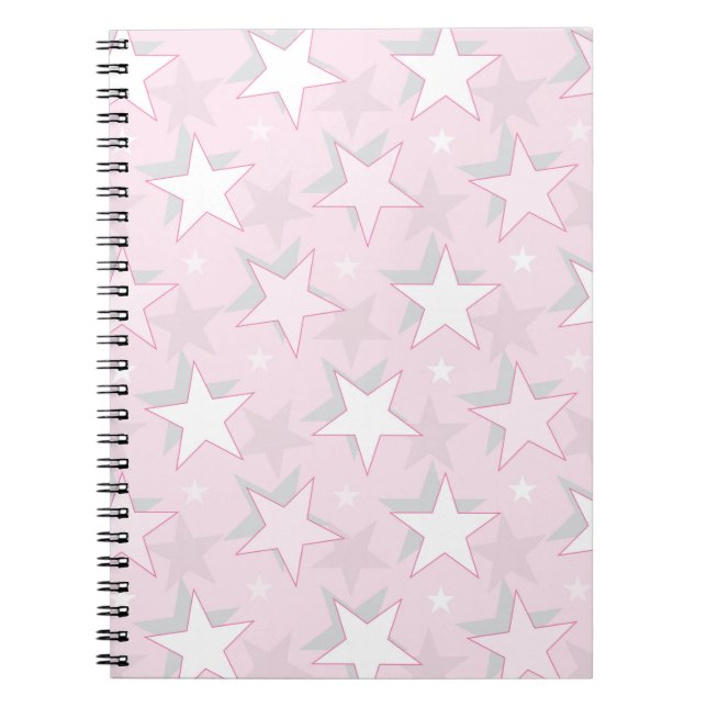 Cuaderno Patrón de Estrellas Doradas 1 (Frente)