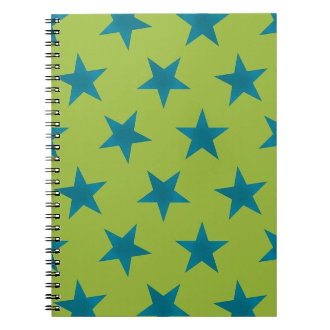 Cuaderno Patrón de Estrellas Doradas 20 (Frente)