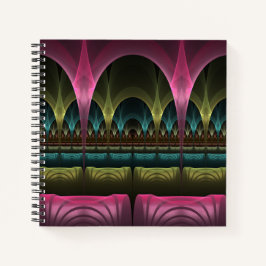 Cuaderno Patrón de fantasía especial Resumen Fractal colori