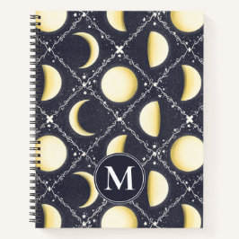Cuaderno Patrón de fases celestes de la luna