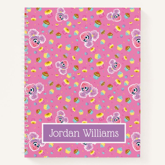 Cuaderno Patrón de fiesta de cupcakes de Abby Cadabby (Anverso)