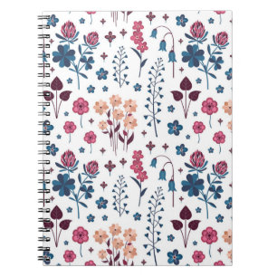 Cuaderno Patrón de flor