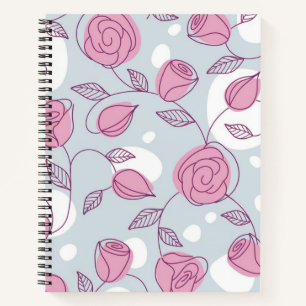 Cuaderno Patrón de flor