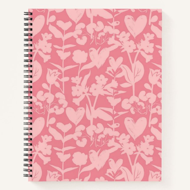 Cuaderno Patrón de flor (Anverso)