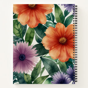 Cuaderno Patrón de flor