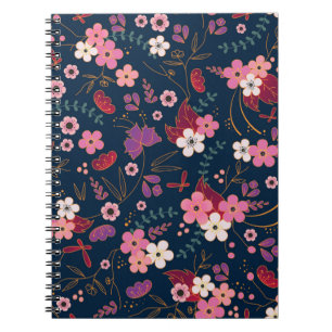 Cuaderno Patrón de flor
