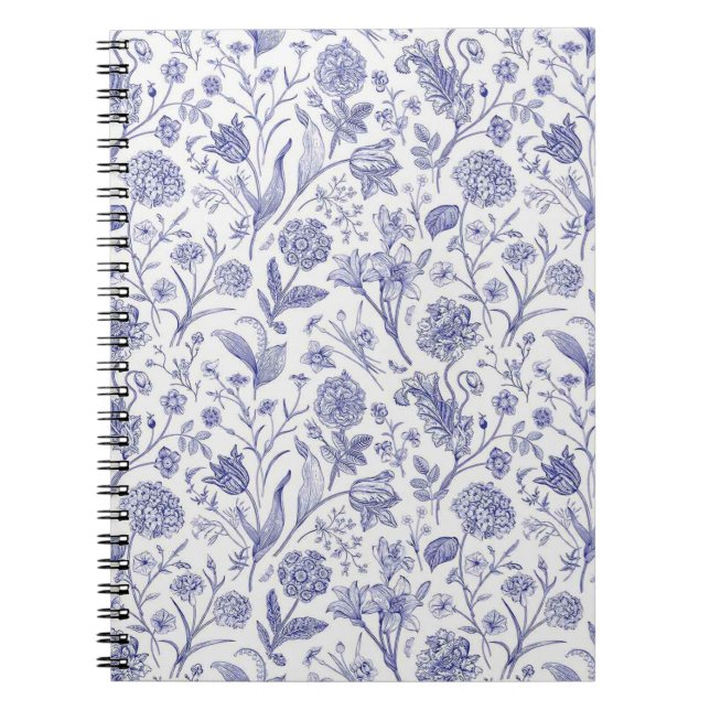Cuaderno Patrón de flor (Frente)